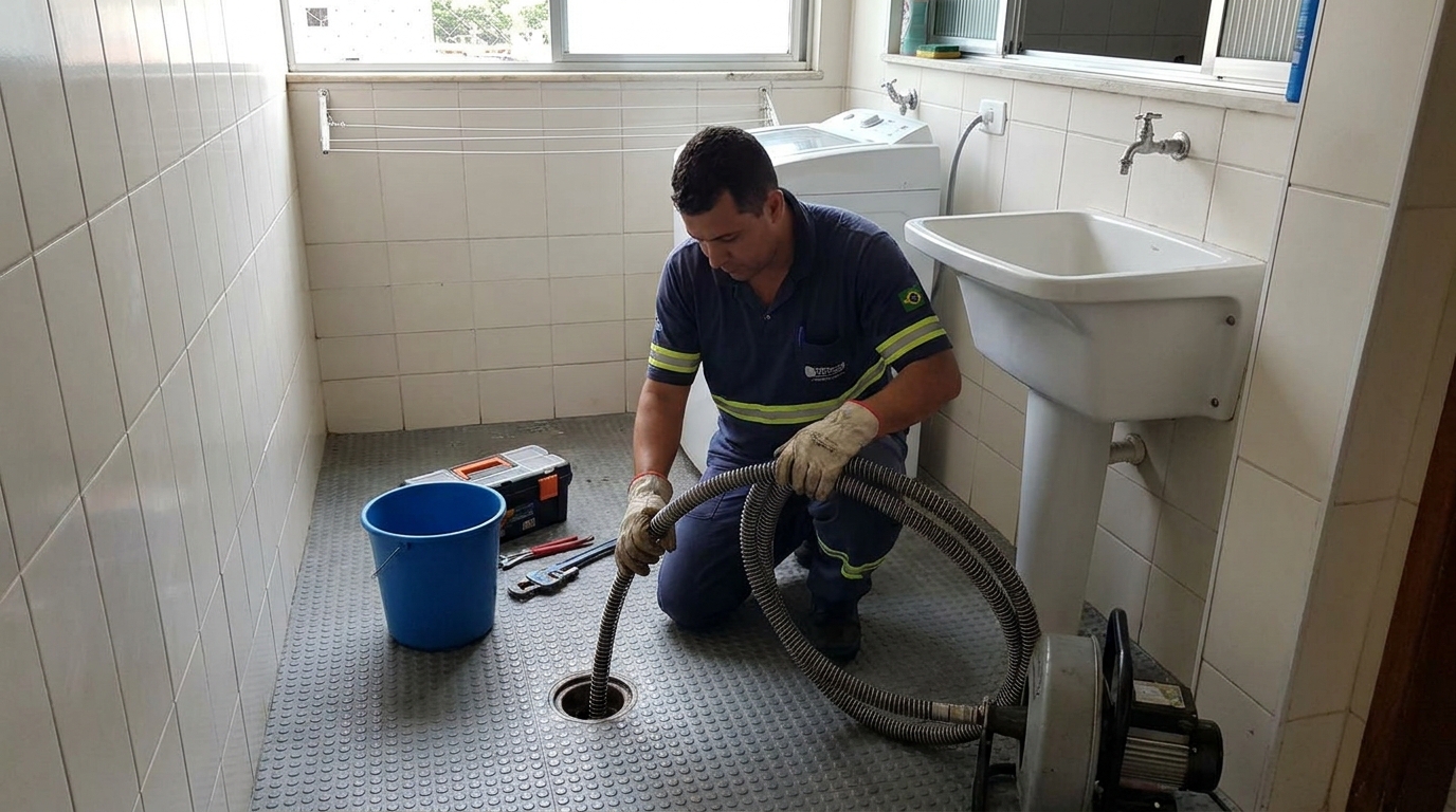 Desobstrução na Cozinha em Maceió‑AL