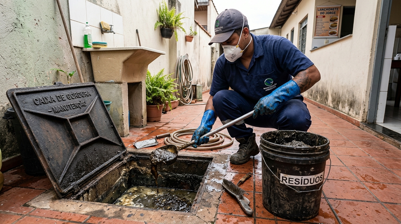 Manutenção de Caixa de Gordura em Maceió‑AL